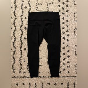 Lululemon Women's Black Wunder Under High-Rise Legging 28" Size 16